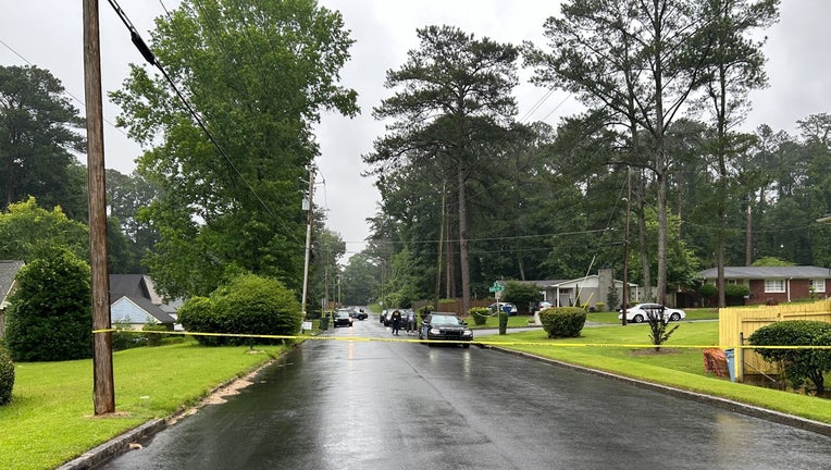 Atlanta police responded to a shooting along Dale Lane in southwest Atlanta on June 4, 2025.