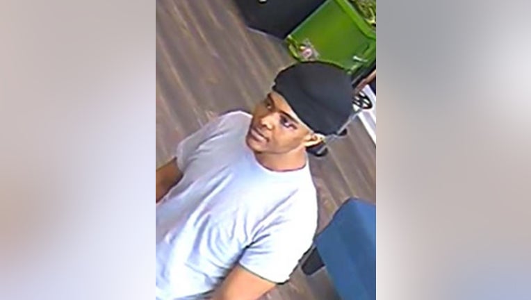 Clayton County Police say this man is wanted in connection to an armed robbery at the A1 Smoke Shop, located at 10273 Tara Boulevard in Jonesboro on May 4, 2025.