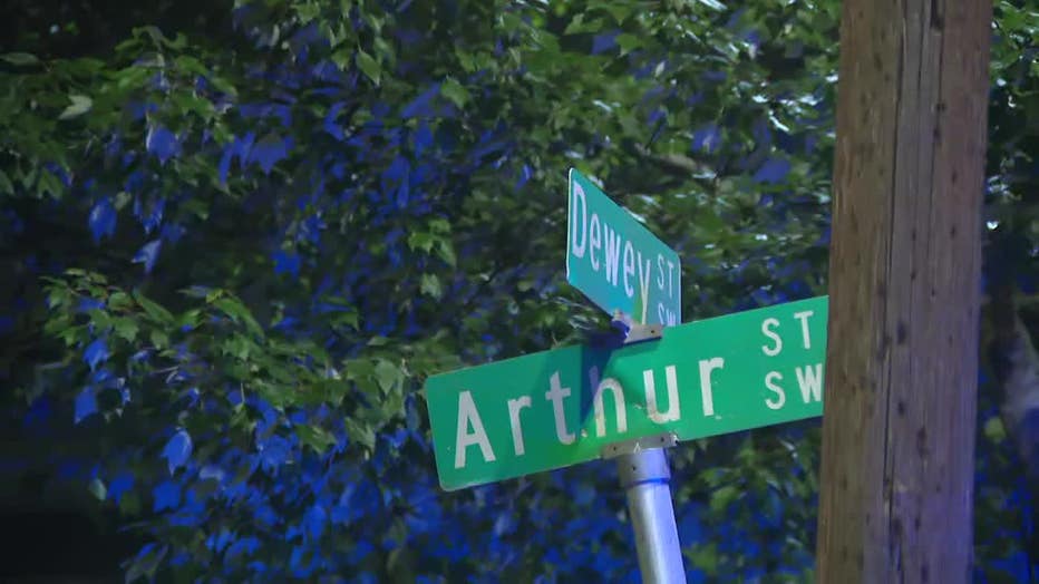 Atlanta police investigate a deadly shooting along Dewey Street SW in Atlanta on June 3, 2025