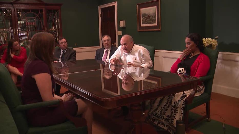 The Schermerhorn family with their attorney.