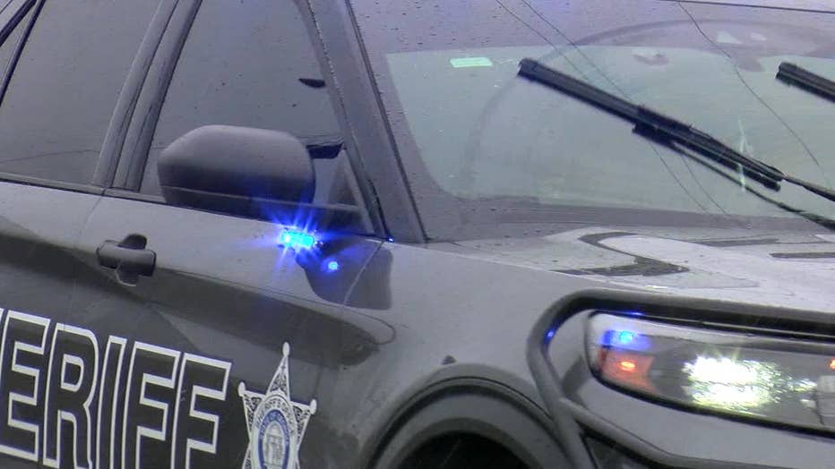 Bibb County sheriff’s deputies surround the jail after a report of a fight on June 4, 2025.