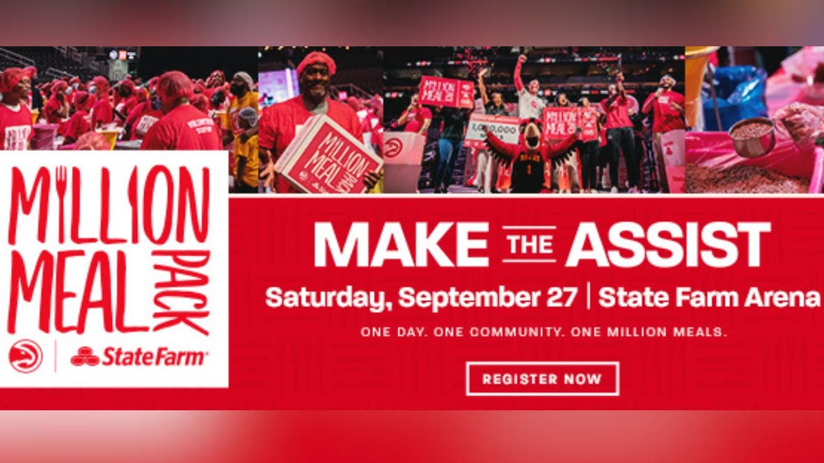 Atlanta Hawks, State Farm Arena need 5K volunteers for Million Meal Pack