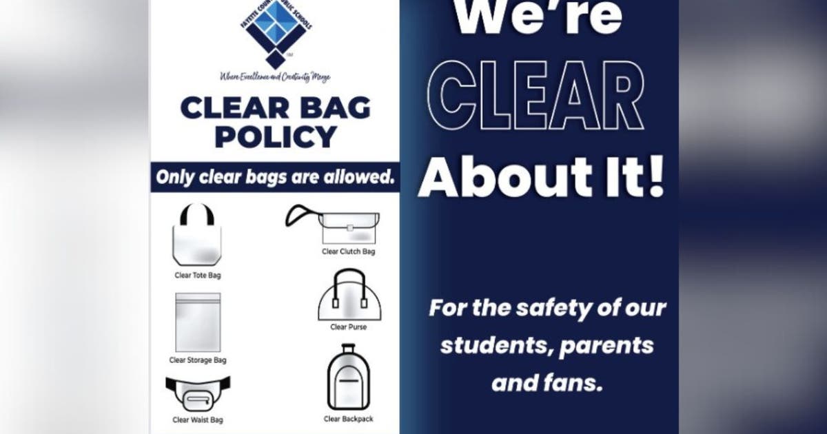 New clear bag policy at Fayette County schools' athletic events | FOX 5