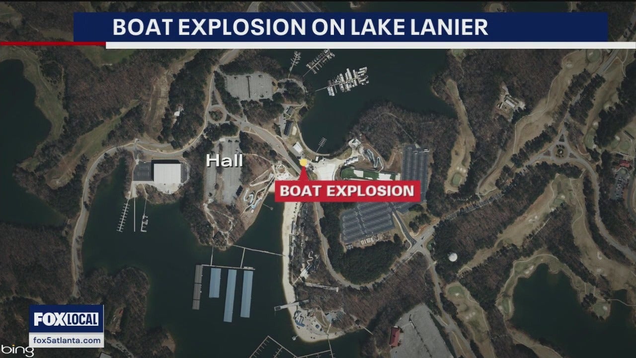 Boat explodes on Lake Lanier; 7 people injured