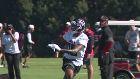 DJ Chark Joins Falcons as team gears up with intense full-pad training camp