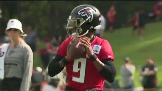 Michael Penix Jr. embraces starting role as Falcons begin padded practices