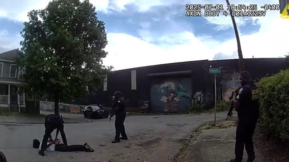 Bodycam: Police confront armed man wandering in Atlanta neighborhood