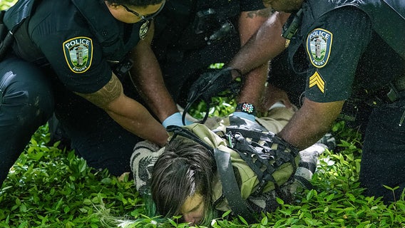 Activists arrested during pro-Palestine protests at Emory appearing before judge