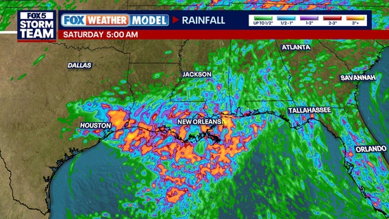 Gulf storm Invest 93L threatens coast with flooding | Will it impact Atlanta?