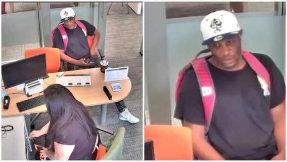 'Meet his friend': Man sought after Monroe Drive bank robbery, police say