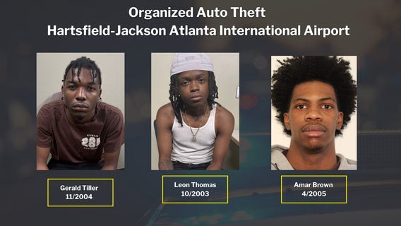 Major auto theft ring crackdown at Atlanta's airport, police announce