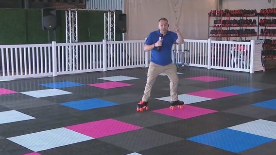 Summertime skating at The Roof at Ponce City Market