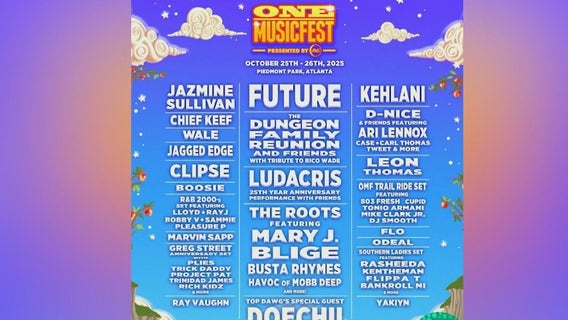 ONE Musicfest lineup at Piedmont Park announced, tickets on sale
