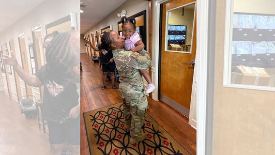 Peachtree Corners mom reunited with daughter after serving overseas