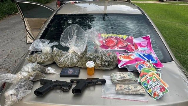 DeKalb County police chase ends with guns, drugs found in car, officials say