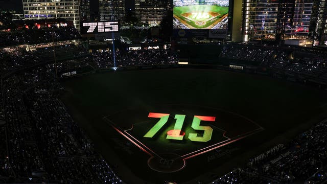 MLB legend Hank Aaron honored by Braves during All-Star Game in Atlanta