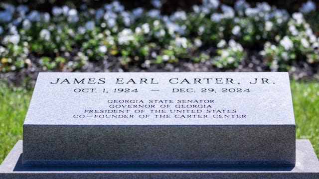 Jimmy and Rosalynn Carter's gravesite now open to public