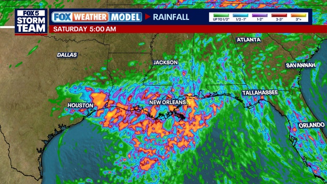Gulf storm Invest 93L threatens coast with flooding | Will it impact Atlanta?