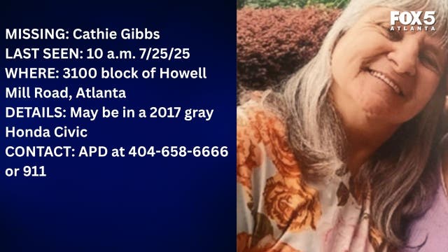 Missing: 70-year-old woman with dementia from Buckhead area