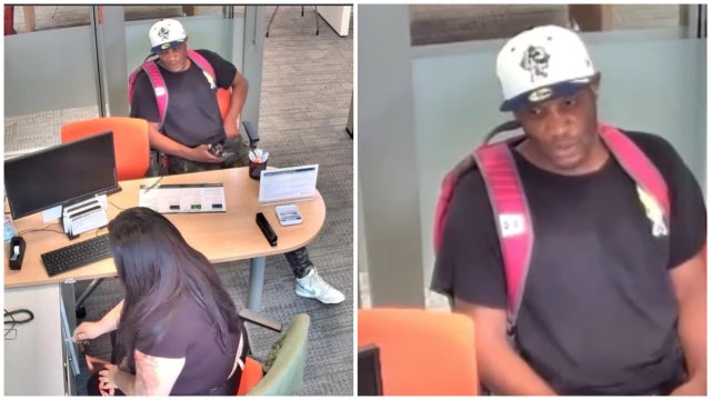 'Meet his friend': Man sought after Monroe Drive bank robbery, police say