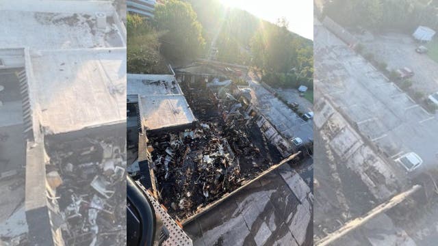 Massive fire destroys Betty Gene's, Community Market in Madison