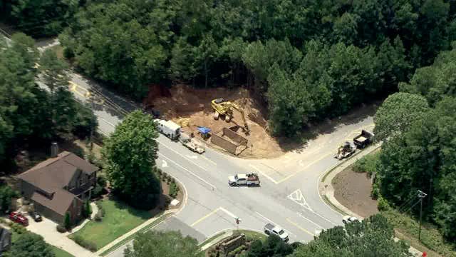 Road closures in place on Harmony Grove Church Road in Paulding County