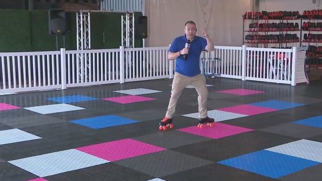 Summertime skating at The Roof at Ponce City Market
