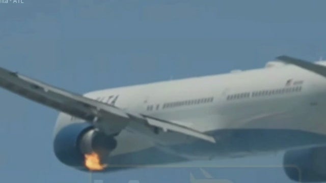 Delta's chaotic week: Engine fire, security scares, B-52 near miss
