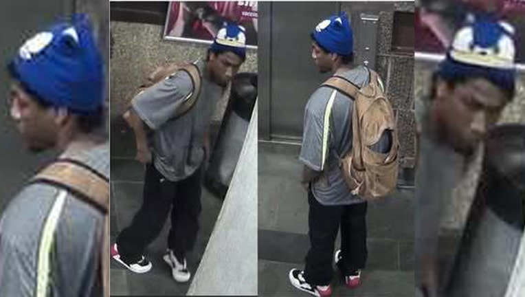 MARTA Police are searching for this man who investigators say is wanted for a rape that occurred at the H.E. Holmes MARTA Station on July 17, 2025.