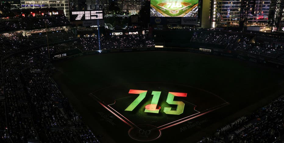 MLB legend Hank Aaron honored by Braves during All-Star Game in