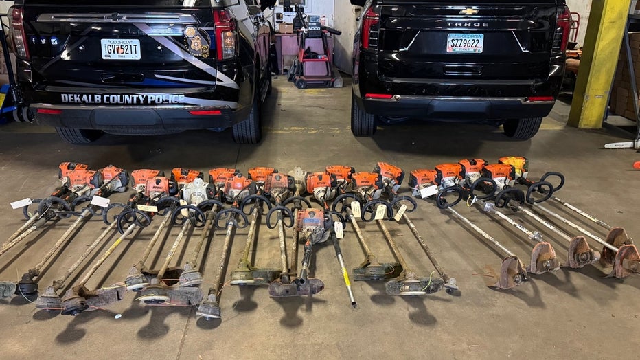 The DeKalb County Police Department shared this image after a raid on a home along Chestnut Hill Circle in Tucker on July 8, 2025.