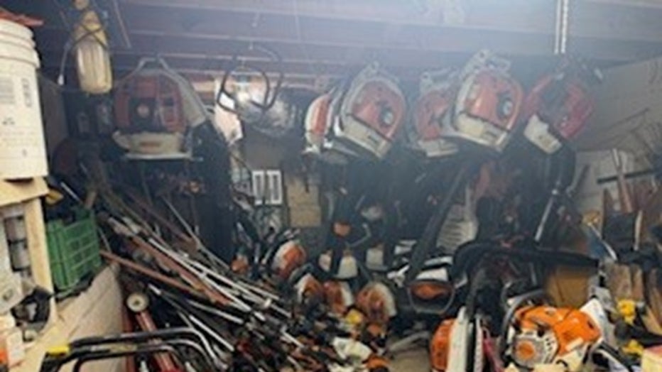 The DeKalb County Police Department shared this image after a raid on a home along Chestnut Hill Circle in Tucker on July 8, 2025.