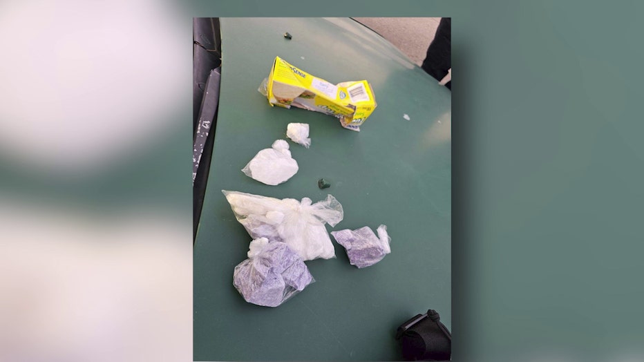The Athens-Clarke County Police Department released this photo showing items seized during a raid by the Northeast Georgia Regional Drug Task Force and the ACCPD Gang Unit along Danielsville Road in Athens on Dec. 20, 2023.
