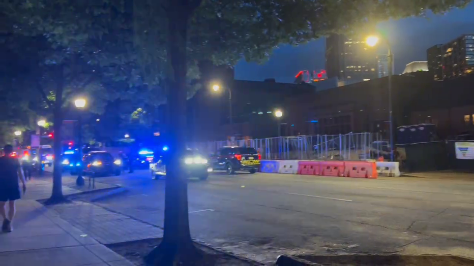 Atlanta Police responded to a shooting in the 1300 block of Peachtree Street NW in Midtown Atlanta on July 17, 2025.