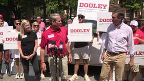 Gov. Brian Kemp endorses Derek Dooley for Senate