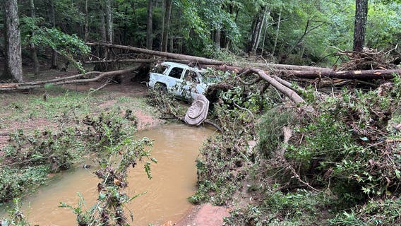 Cleburne County flooding: 1 dead, 2 rescued after cars swept off road