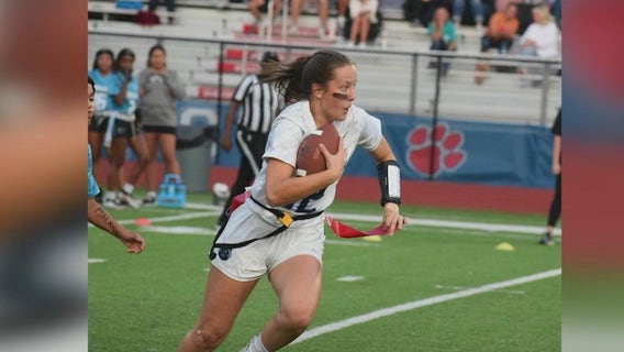 Atlanta Falcons honor teen athlete inspiring comeback from knee injury