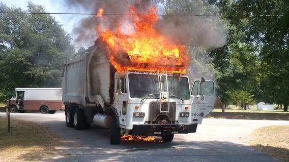 Athens police warning about dangers of throwing away batteries