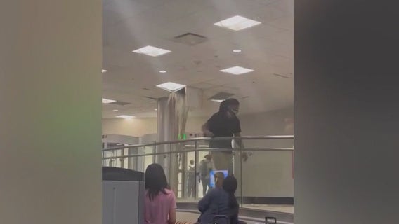 Ceiling leak briefly closes checkpoint at Atlanta airport