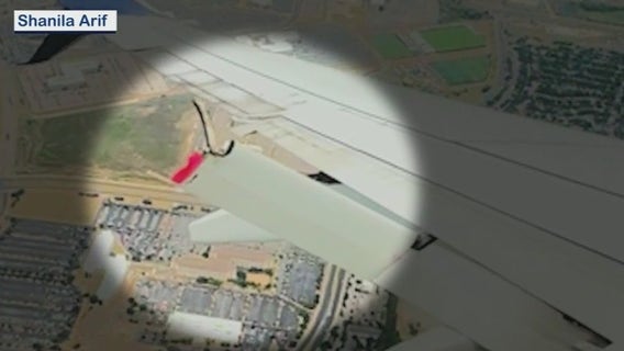 Wing flap breaks on Delta plane mid-flight between Orlando, Texas