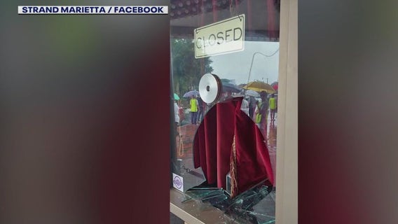 No injuries reported after damage at historic Marietta theatre