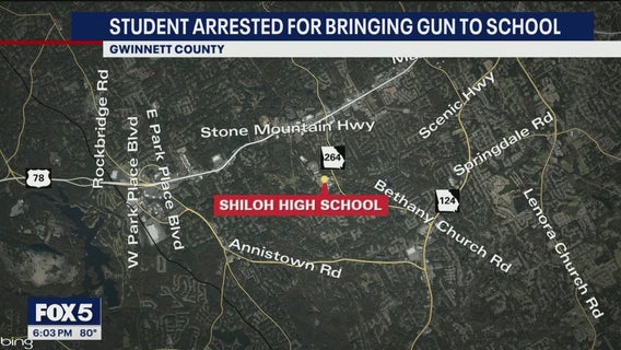 Shiloh HS student with gun arrested, Gwinnett Schools say