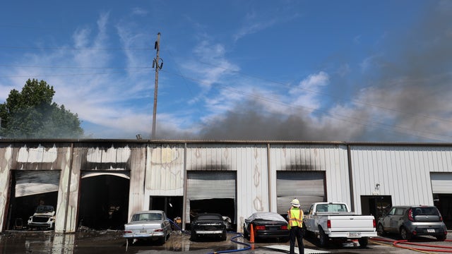 Vehicle causes fire at Gwinnett County auto shop