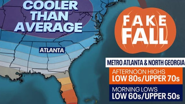 North Georgia weather: Wet weekend followed by 'fake Fall'