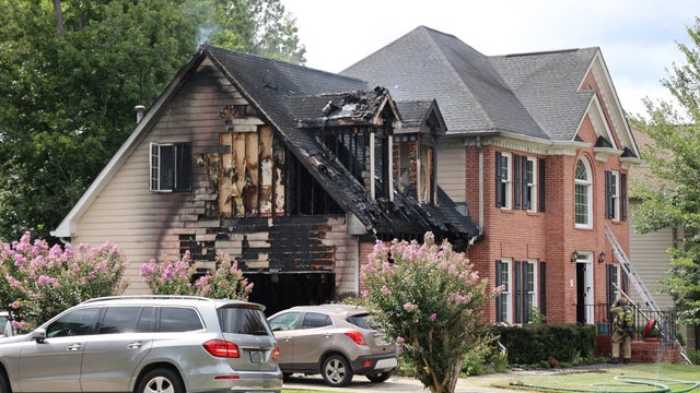 Accidental fire damages home in Suwanee neighborhood