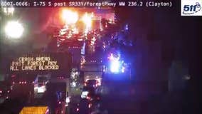 Clayton County deputy injured attempting to apprehend driver along I-75