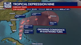 Imelda officially forms in Atlantic; Rain and surge possible in Coastal Georgia