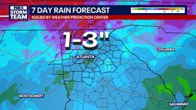 Rain returns to metro Atlanta, North Georgia later this week