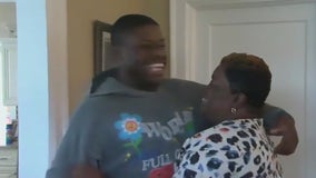 Airman surprises Savannah mother before Germany deployment