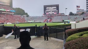 Rain, storms affecting North Georgia weekend plans, football games